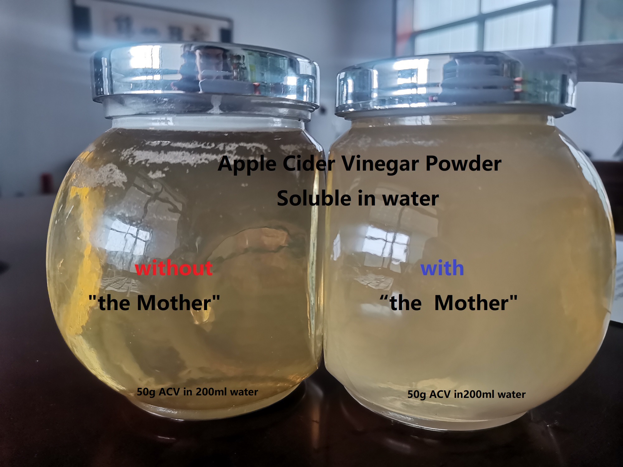 Vinagre de manzana en polvo con y sin -la madre-