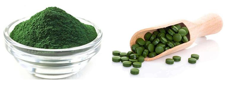 Polvo / tabletas de espirulina orgánica 